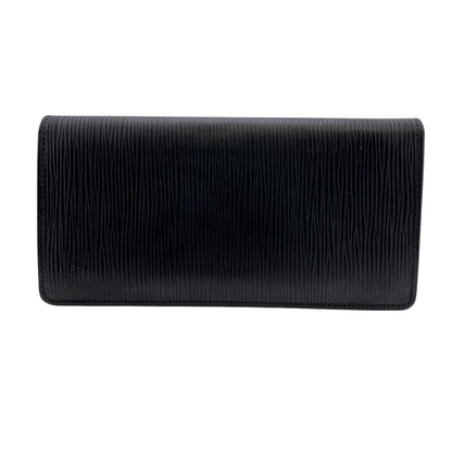 LOUIS VUITTON Long Wallet Purse M60622 Epi Leather black Epi Portefeuille Brazza