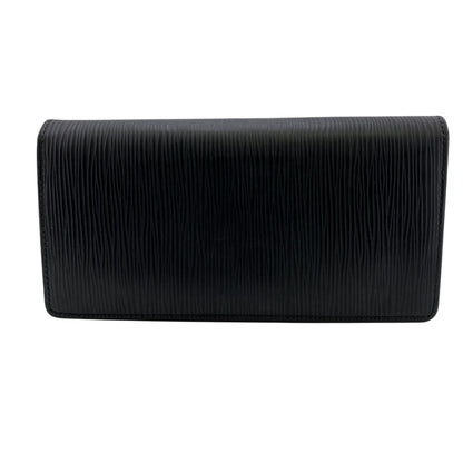 LOUIS VUITTON Long Wallet Purse M60622 Epi Leather black Epi Portefeuille Brazza