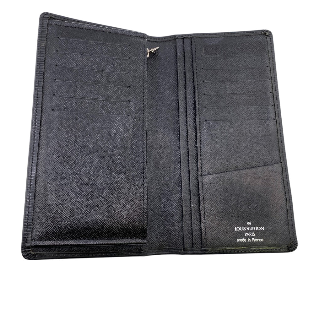 LOUIS VUITTON Long Wallet Purse M60622 Epi Leather black Epi Portefeuille Brazza