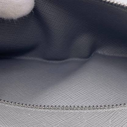 PRADA Long Wallet Purse Leather, Saffiano gray