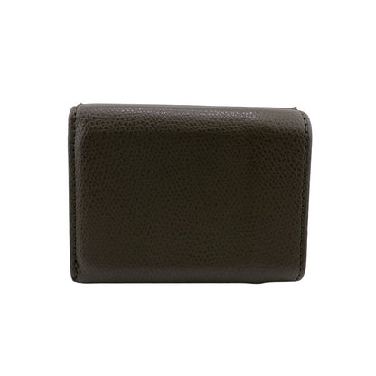 FENDI Tri-fold wallet 8M0395 leather Khaki green Ehuise Fendi