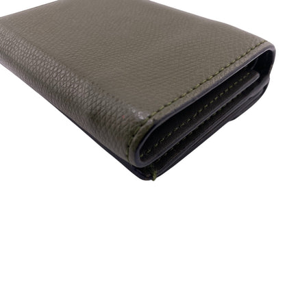 FENDI Tri-fold wallet 8M0395 leather Khaki green Ehuise Fendi