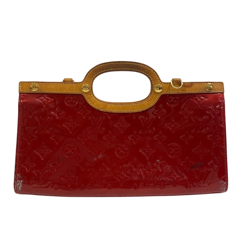 LOUIS VUITTON Handbag M91987 enamel Red Vernis Roxbury Drive