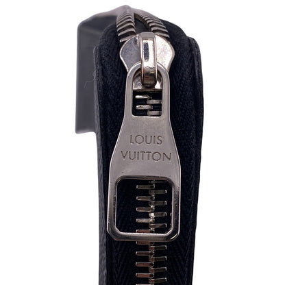 LOUIS VUITTON Long Wallet Purse N63095 Damier Grafitto Canvas black Damier Grafitte Vertical