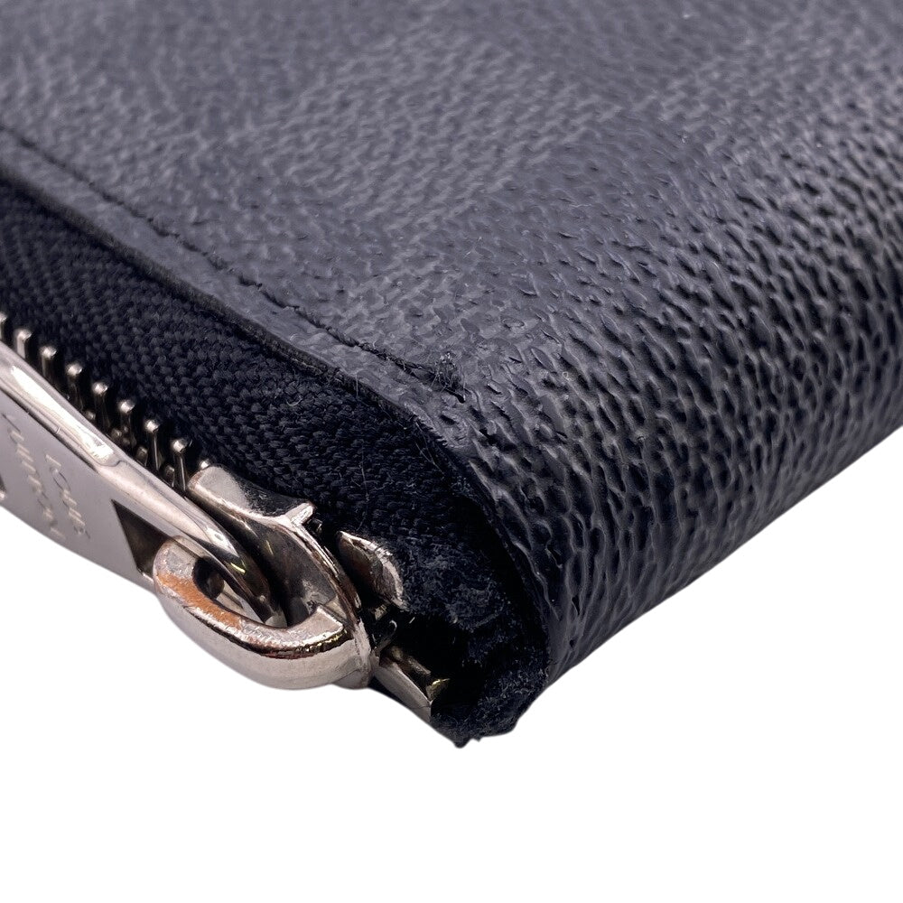 LOUIS VUITTON Long Wallet Purse N63095 Damier Grafitto Canvas black Damier Grafitte Vertical
