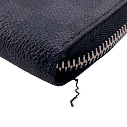 LOUIS VUITTON Long Wallet Purse N63095 Damier Grafitto Canvas black Damier Grafitte Vertical