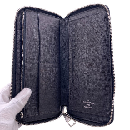 LOUIS VUITTON Long Wallet Purse N63095 Damier Grafitto Canvas black Damier Grafitte Vertical