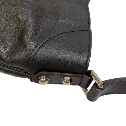 GUCCI Shoulder Bag 272386 leather black Horsebit 1995 Hobo bag