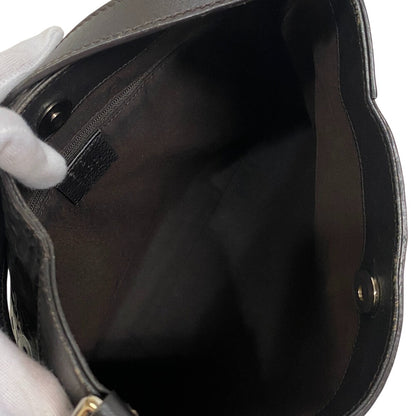 GUCCI Shoulder Bag 272386 leather black Horsebit 1995 Hobo bag