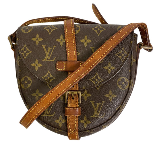 LOUIS VUITTON Shoulder Bag M51234 leather Brown Monogram Shanti PM