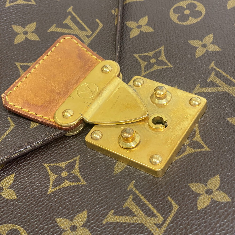 LOUIS VUITTON Business bag M53331 leather Brown Monogram Conseiller