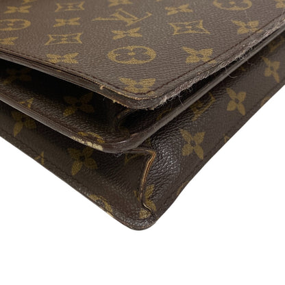 LOUIS VUITTON Business bag M53331 leather Brown Monogram Conseiller