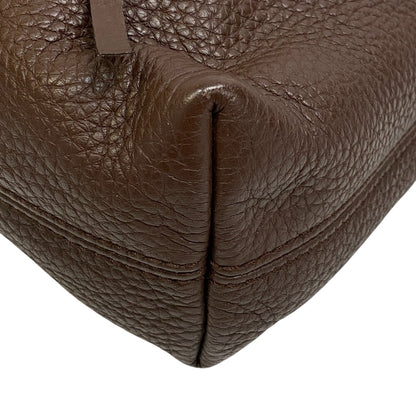 GUCCI Shoulder Bag 109132 leather Brown Brown Leather Pocket Tote Bag