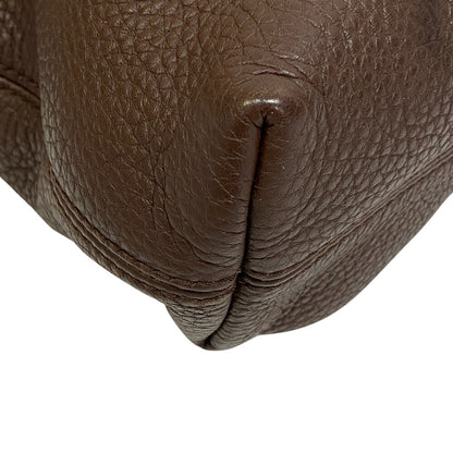 GUCCI Shoulder Bag 109132 leather Brown Brown Leather Pocket Tote Bag