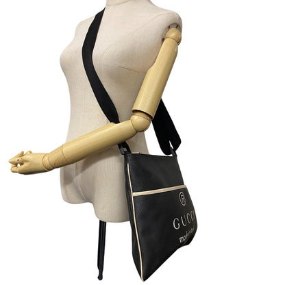 GUCCI Shoulder Bag PVC, Canvas black