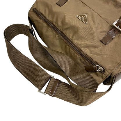 PRADA Shoulder Bag Nylon khaki Vera Messenger bag