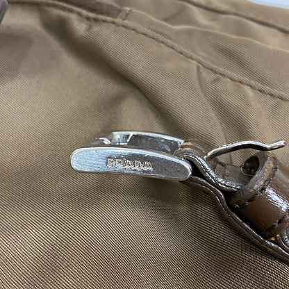 PRADA Shoulder Bag Nylon khaki Vera Messenger bag