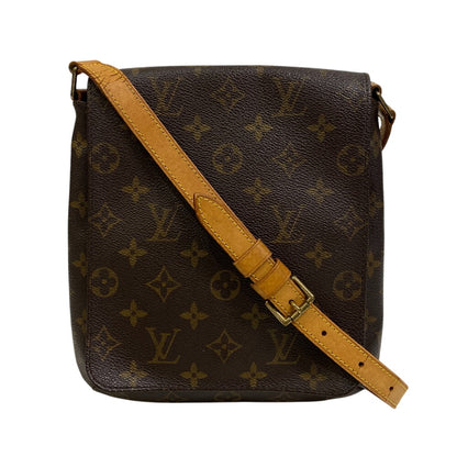 LOUIS VUITTON Shoulder Bag M51258 leather Brown Monogram Musette Salsa