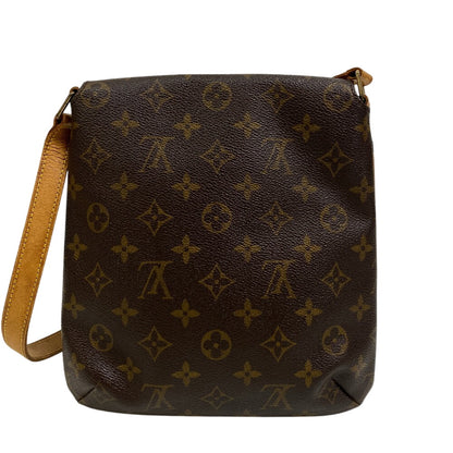 LOUIS VUITTON Shoulder Bag M51258 leather Brown Monogram Musette Salsa