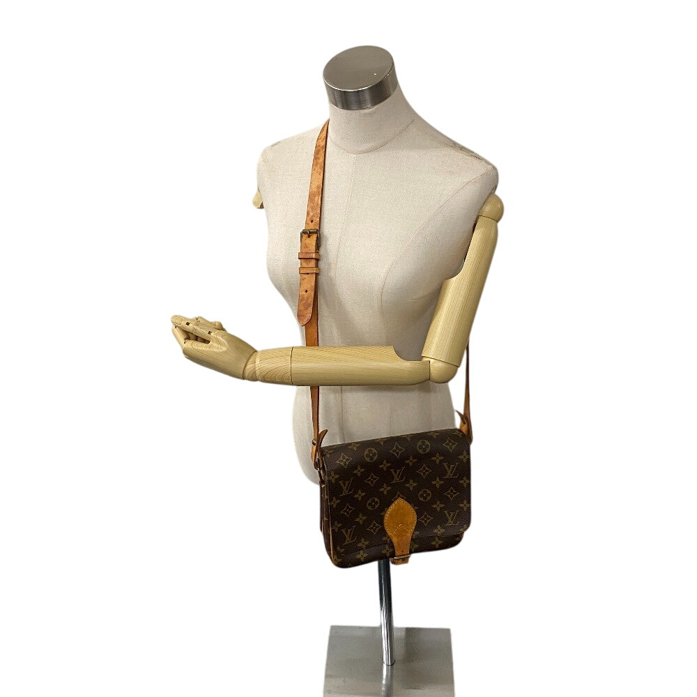 LOUIS VUITTON Shoulder Bag M51253 leather Brown Monogram CartouchiereMM