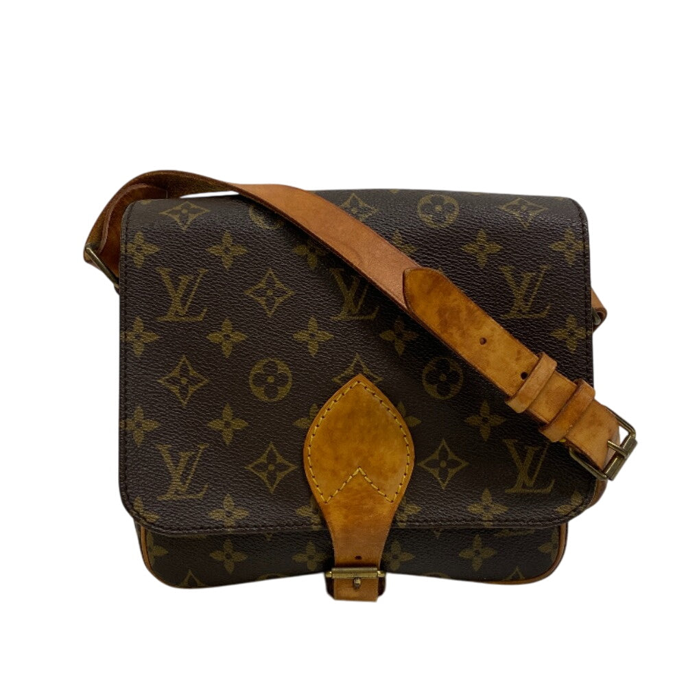 LOUIS VUITTON Shoulder Bag M51253 leather Brown Monogram CartouchiereMM