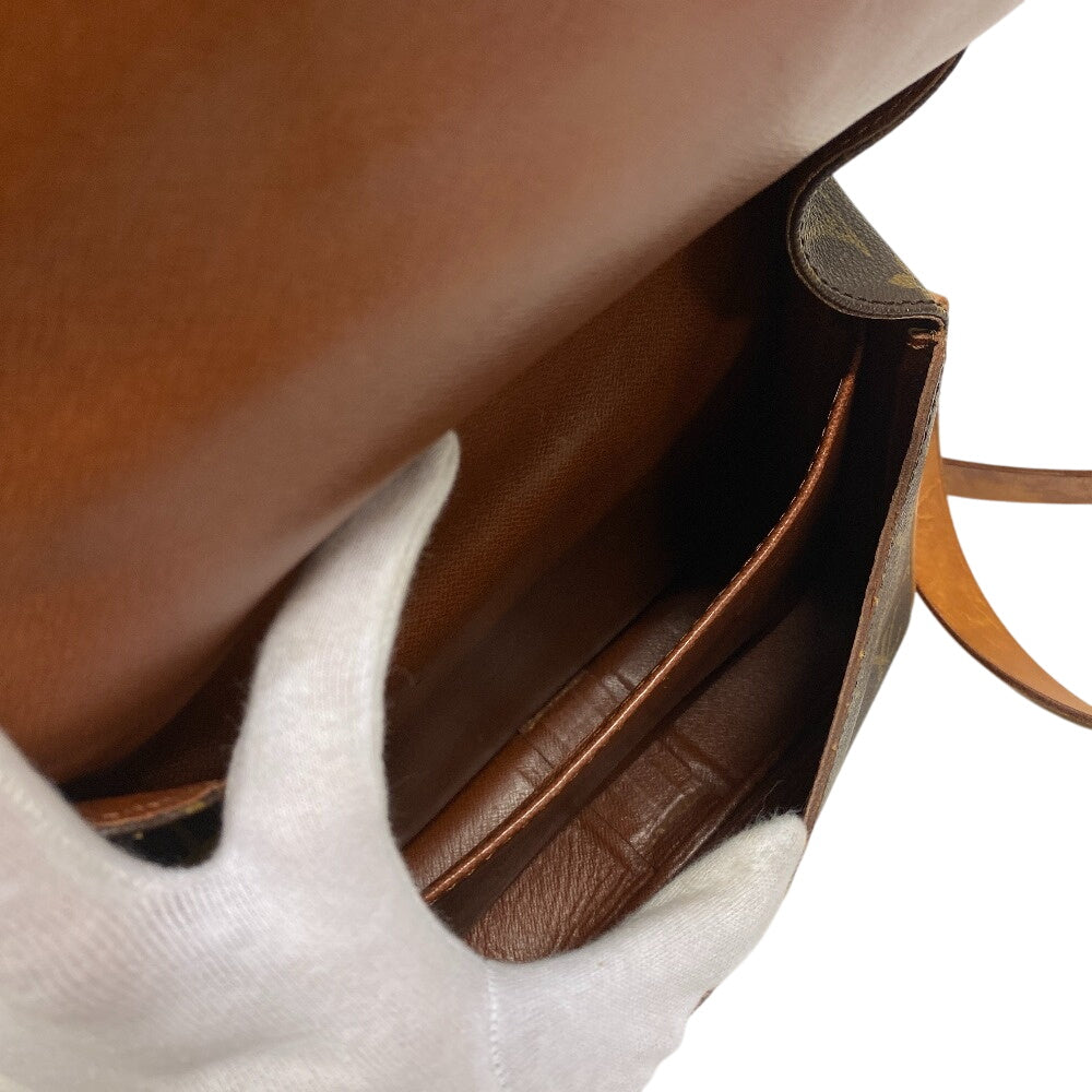 LOUIS VUITTON Shoulder Bag M51253 leather Brown Monogram CartouchiereMM