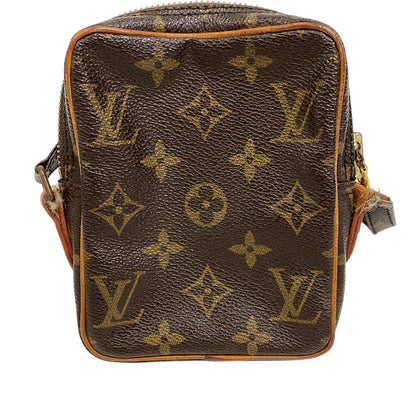 LOUIS VUITTON Shoulder Bag M45268 Monogram canvas, leather Brown Monogram Mini Danube
