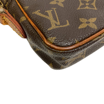 LOUIS VUITTON Shoulder Bag M45268 Monogram canvas, leather Brown Monogram Mini Danube