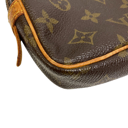 LOUIS VUITTON Shoulder Bag M51828 Monogram canvas, leather Brown Monogram Marley Bandouliere Pochette