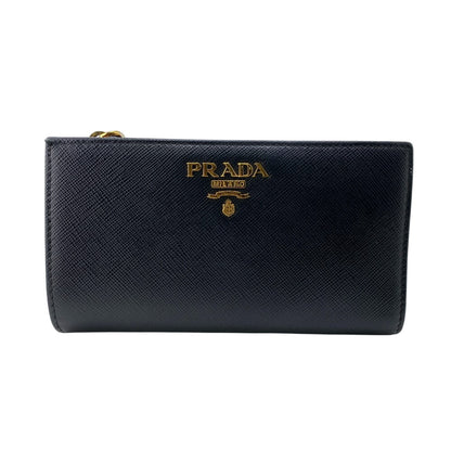 PRADA Bifold Wallet 1ML009 leather black Safiano