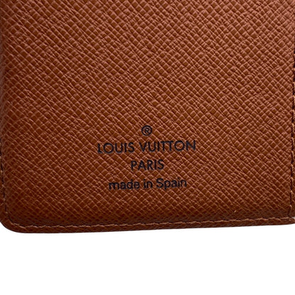 LOUIS VUITTON Notebook cover R20005 Leather, Brown Brown Monogram Agenda PM