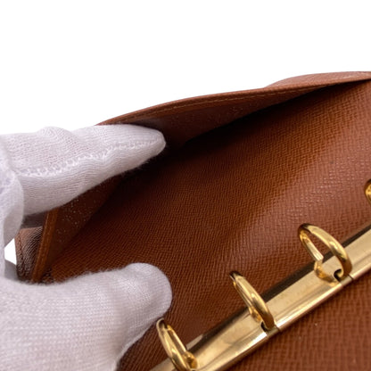 LOUIS VUITTON Notebook cover R20005 Leather, Brown Brown Monogram Agenda PM