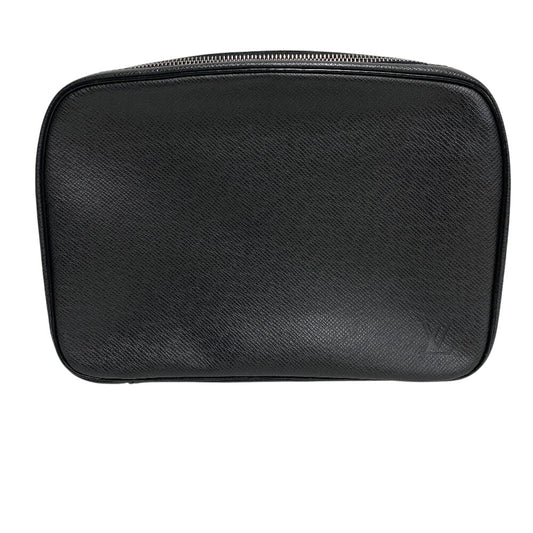 LOUIS VUITTON business bag M30212 leather black Taiga Truth Cracking Tat GM