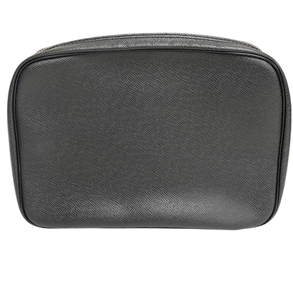LOUIS VUITTON business bag M30212 leather black Taiga Truth Cracking Tat GM