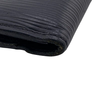 LOUIS VUITTON Bifold Wallet M60662 leather black Epi Portefeuille Multripru