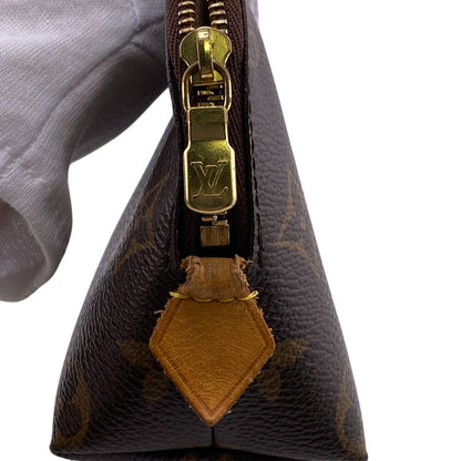 LOUIS VUITTON Pouch M47515 leather Brown Monogram Pochette CosmetiquePM