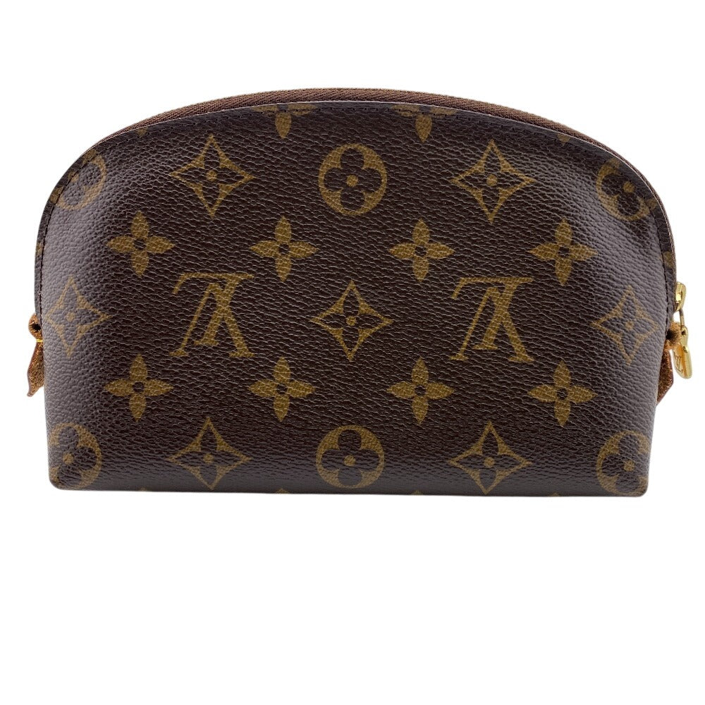 LOUIS VUITTON Pouch M47515 leather Brown Monogram Pochette CosmetiquePM