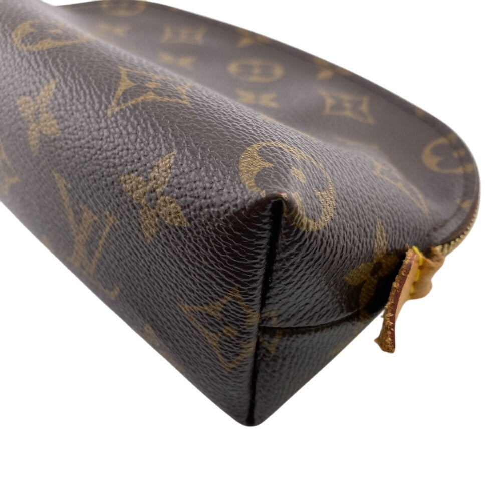 LOUIS VUITTON Pouch M47515 leather Brown Monogram Pochette CosmetiquePM
