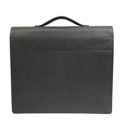 LOUIS VUITTON Business bag M30802 Taiga Leather black Taiga SELVIET Kazan