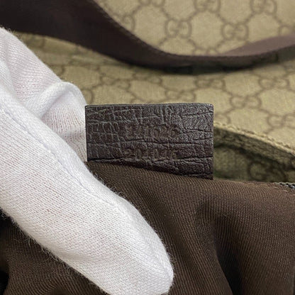 GUCCI Shoulder Bag 141626 canvas beige GG Supreme