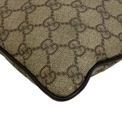 GUCCI Shoulder Bag 141626 canvas beige GG Supreme