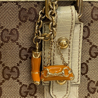 GUCCI Tote Bag 139261 GG canvas Brown Sherry