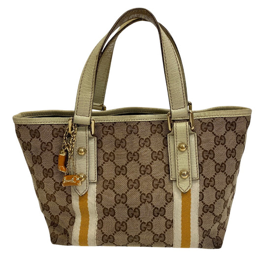 GUCCI Tote Bag 139261 GG canvas Brown Sherry