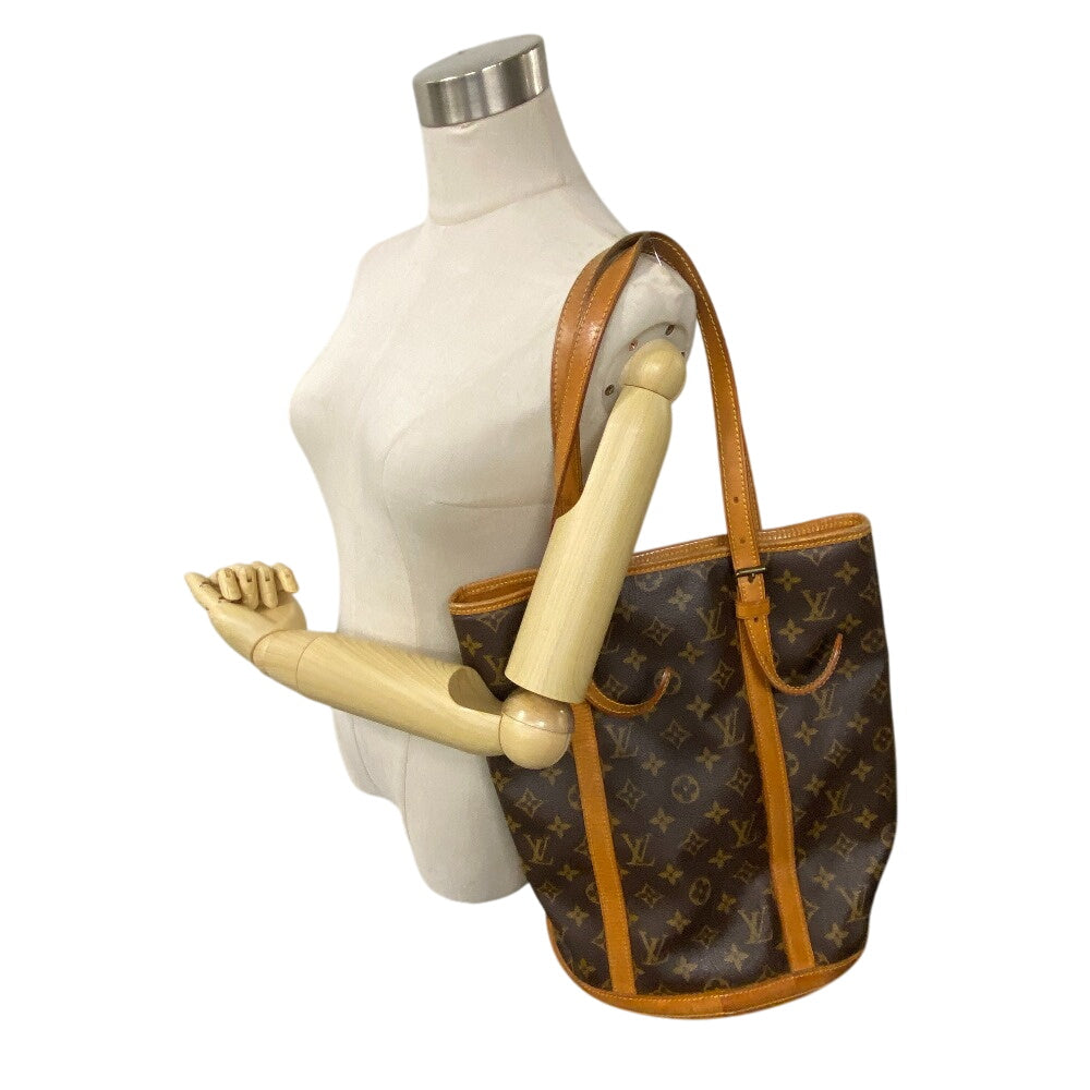 LOUIS VUITTON Shoulder Bag M42236 Monogram Brown Monogram BucketGM