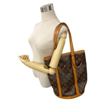 LOUIS VUITTON Shoulder Bag M42236 Monogram Brown Monogram BucketGM