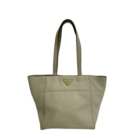 PRADA Tote Bag BR5092 Calfskin white Vitello Dyno