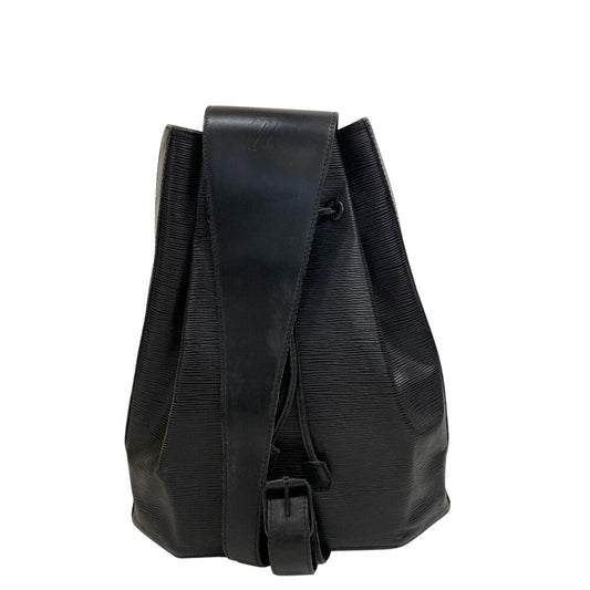LOUIS VUITTON Shoulder Bag M80153 leather black Epi Sac A Dos