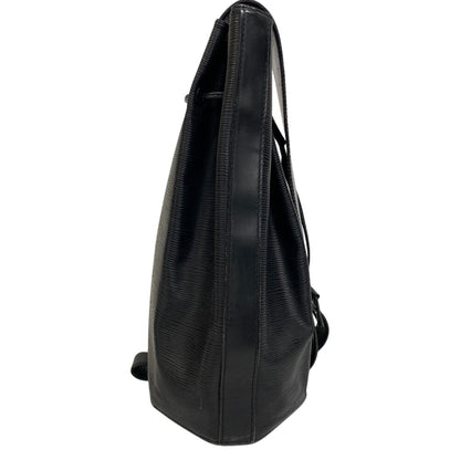 LOUIS VUITTON Shoulder Bag M80153 leather black Epi Sac A Dos