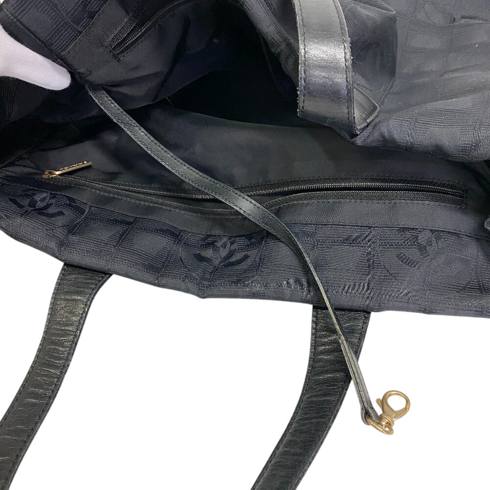CHANEL Tote Bag Nylon black New Travel Line MM