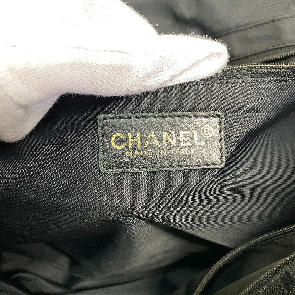 CHANEL Tote Bag Nylon black New Travel Line MM